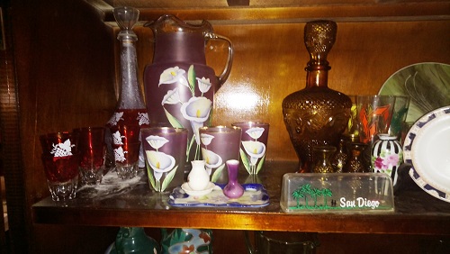 Antique market stall